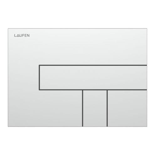LAUFEN INEO ovládacie tlačidlo Dual Flush LIS AW100, pre dve splachovania, plast, matný chróm H9001000070001 Obrázek - Hlavní obrázek