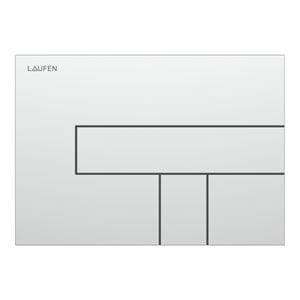 LAUFEN INEO ovládacie tlačidlo Dual Flush LIS AW100, pre dve splachovania, plast, matný chróm