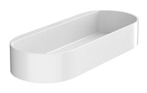 HANSGROHE WALLSTORIS polica 250 mm, na lištu, biela