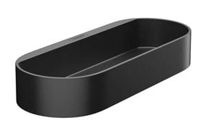 HANSGROHE WALLSTORIS polica 250 mm, na lištu, matná čierna