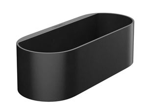 HANSGROHE WALLSTORIS polica 250 mm, na lištu, matná čierna