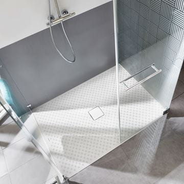 KALDEWEI CONOFLAT 784-1 sprchová vanička 90x100 cm, smaltovaná oceľ, bez nosiča, Perl Effekt 465400013001 Obrázek - fotka