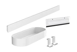 HANSGROHE WALLSTORIS sada kúpeľňových doplnkov, biela