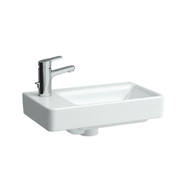 LAUFEN PRO S umývadielko 48 cm, s otvorom pre batériu vľavo a prepadom