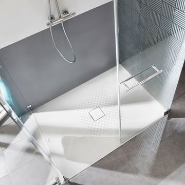 KALDEWEI CONOFLAT 785-1 sprchová vanička 90x120 cm, smaltovaná oceľ, bez nosiča, Perl Effekt 465500013001 Obrázek - fotka