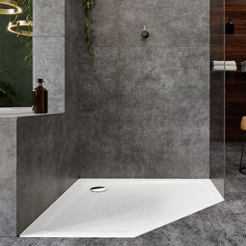 KALDEWEI CORNEZZA 671-1 sprchová vanička 90x90 cm, smaltovaná oceľ, bez nosiča, Perl Effekt, Antislip 459130003001 Obrázek - fotka