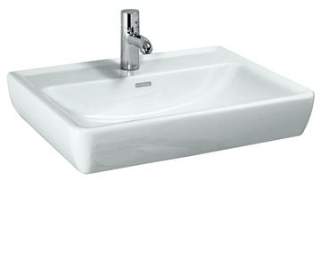 LAUFEN PRO A umývadlo 55 cm, s otvorom pre batériu a prepadom