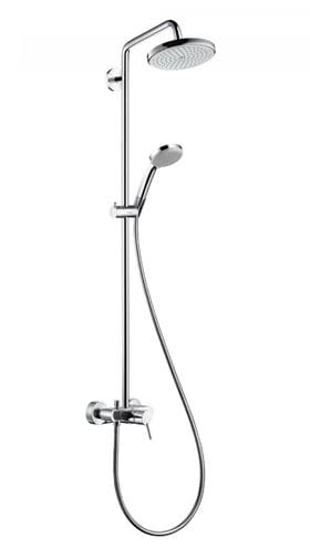 HANSGROHE CROMA SHOWERPIPE 220 sprchový set s batériou, horná sprcha, ručná sprcha so 4 prúdmi, chróm 27222000 Obrázek - Hlavní obrázek
