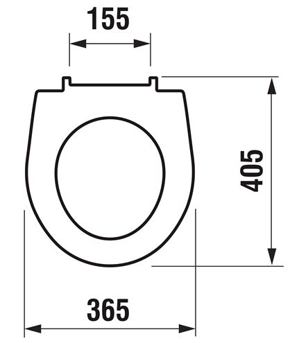 JIKA LYRA PLUS WC sedadlo H8933803000631 Technický nákres