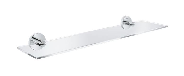 GROHE ESSENTIALS polica 530 mm, nástenná, sklo, chróm 40799001 Obrázek - Hlavní obrázek