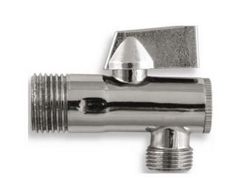 EASY rohový ventil 1/2"x3/8", s filtrom, chróm