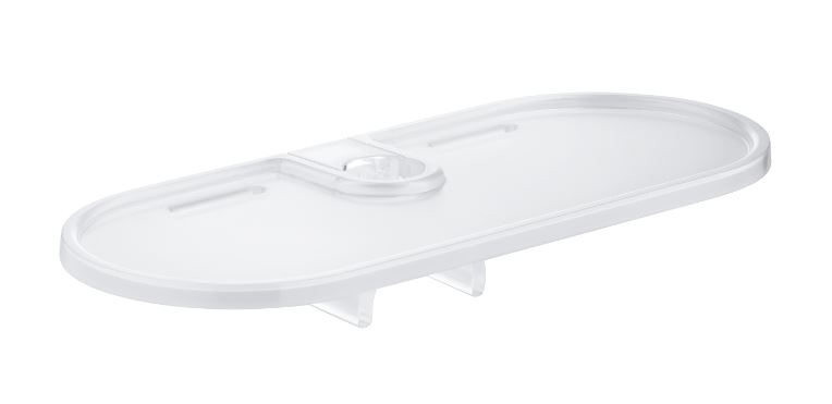 GROHE EASYREACH polica 222 mm, na sprchovú tyč, biela 27596000 Obrázek - Hlavní obrázek