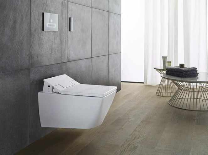 DURAVIT DURASYSTEM ovládacie tlačidlo splachovanie, senzorové, s podsvietením, napájanie zo siete, sklo, biela WD5003012000 Obrázek - fotka