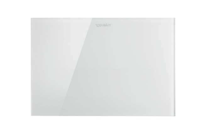 DURAVIT DURASYSTEM ovládacie tlačidlo splachovanie, senzorové, s podsvietením, napájanie zo siete, sklo, biela WD5003012000 Obrázek - fotka