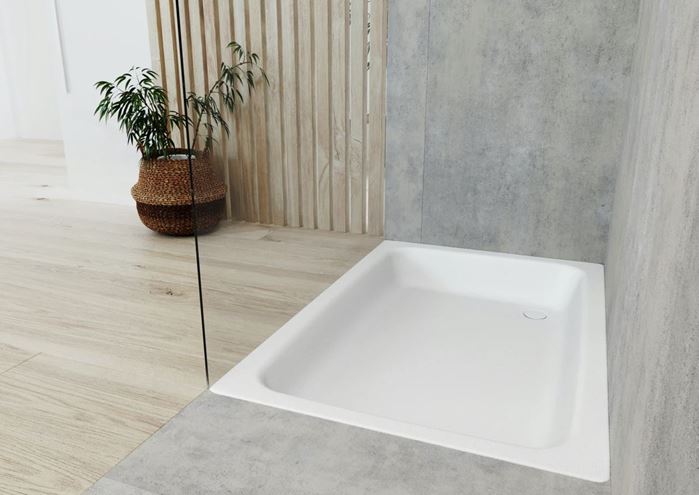 KALDEWEI SANIDUSCH 395 sprchová vanička 80x80 cm, smaltovaná oceľ, bez nožičiek 331000010001 Obrázek - fotka