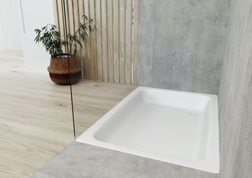 KALDEWEI SANIDUSCH 395 sprchová vanička 80x80 cm, smaltovaná oceľ, bez nožičiek 331000010001 Obrázek - fotka