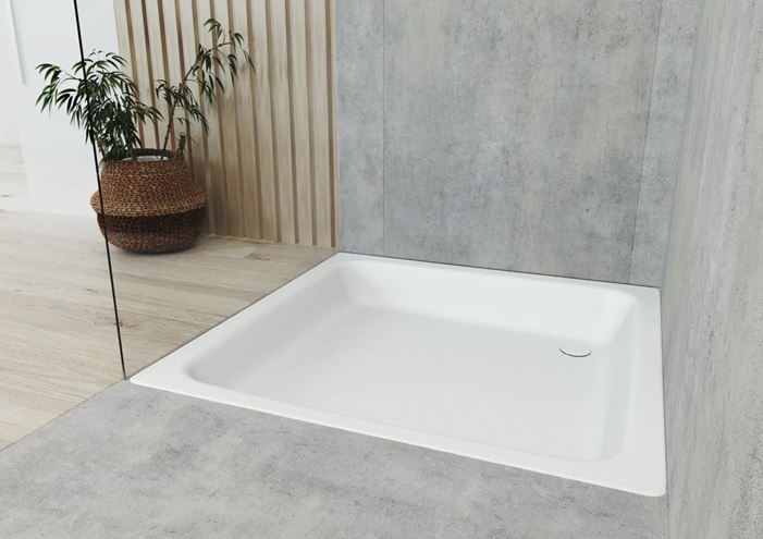 KALDEWEI SANIDUSCH 395 sprchová vanička 80x80 cm, smaltovaná oceľ, bez nožičiek 331000010001 Obrázek - fotka