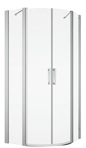 RONAL DIVERA D22ERB sprchový kút 90x90 cm, R550, krídlové dvere, sklo, aluchrom/Screen