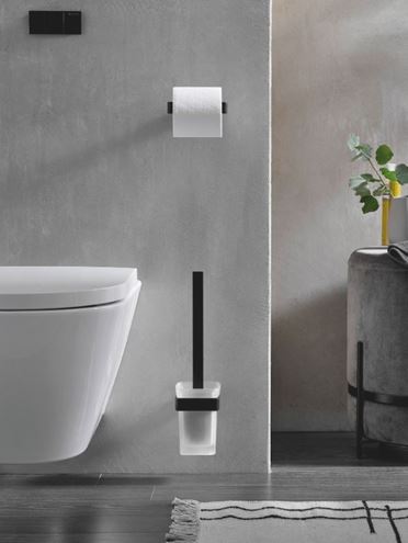 EMCO CONCEPT BLACK WC kefa, nástenná, sklo, čierna CB051513300 Obrázek - fotka
