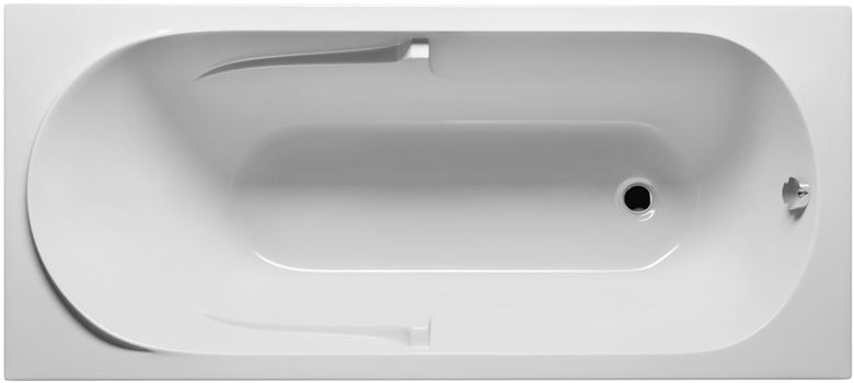 RIHO FUTURE vaňa 180x80 cm, bez nožičiek, akrylát B074001005 Obrázek - Hlavní obrázek