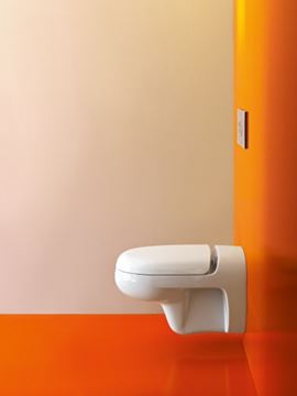 LAUFEN FLORAKIDS detské WC sedadlo, SoftClose, biela/červená H8910310620001 Obrázek - fotka