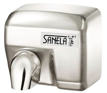 SANELA teplovzdušný sušič rúk, automatický, nerez