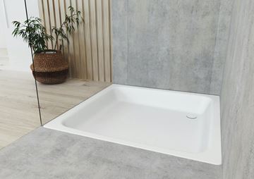 KALDEWEI SANIDUSCH 540 sprchová vanička 70x75 cm, smaltovaná oceľ, bez nožičiek 448000010001 Obrázek - fotka
