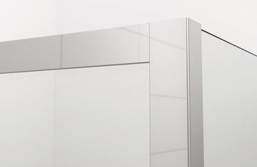 RONAL DIVERA D22SRB sprchový kút 90x90 cm, R550, posuvné dvere, sklo, aluchrom/Screen D22SRB 55 090 50 87 Obrázek - fotka