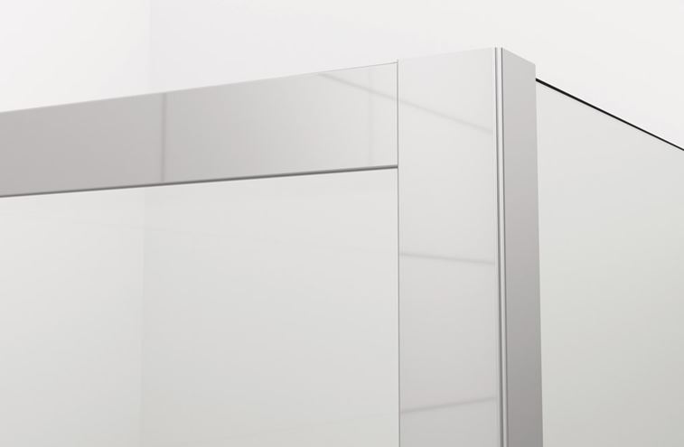 RONAL DIVERA D22SRB sprchový kút 90x90 cm, R550, posuvné dvere, sklo, aluchrom/Screen D22SRB 55 090 50 87 Obrázek - fotka