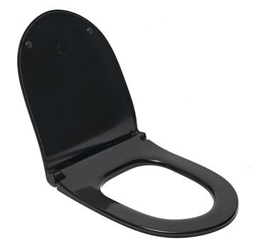 VITRA SENTO WC sedadlo Slim, SoftClosing, matná čierna 120-083R009 Obrázek - fotka