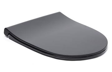 VITRA SENTO WC sedadlo Slim, SoftClosing, matná čierna 120-083R009 Obrázek - fotka