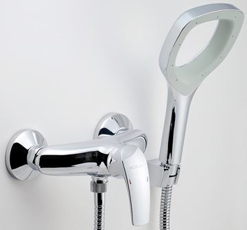 NOVASERVIS METALIA ECO+ sprchový set s batériou, ručná sprcha, hadica, držiak, chróm 57060,0E Obrázek - fotka