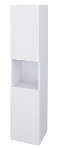 CONCEPT 50 vysoká skrinka 35x35, 2x154, 5 cm, 2 dvierka, 1 polica, lesklá biela 808648 Obrázek - Hlavní obrázek
