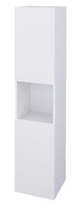 CONCEPT 50 vysoká skrinka 35x35, 2x154, 5 cm, 2 dvierka, 1 polica, lesklá biela
