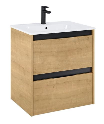ROCA ALPINE skrinka pod umývadlo 58,5x59x45,2 cm, 2 zásuvky, svetlý dub A857863464 Obrázek - Hlavní obrázek