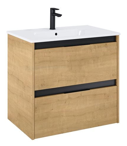 ROCA ALPINE skrinka pod umývadlo 68,5x59x45,2 cm, 2 zásuvky, svetlý dub A857864464 Obrázek - Hlavní obrázek