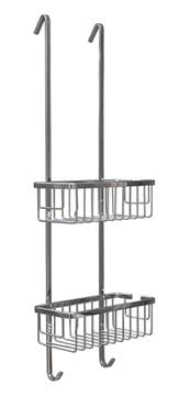 ROTH SHELF UNI drôtená polica 250 mm, dvojposchodová, na sprchovací kút, chróm