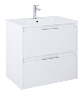 ROCA ALPINE skrinka pod umývadlo 68,5x59x45,2 cm, 2 zásuvky, lesklá biela