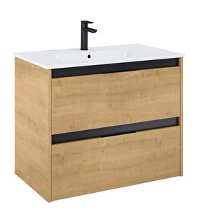 ROCA ALPINE skrinka pod umývadlo 78,5x59x45,2 cm, 2 zásuvky, svetlý dub