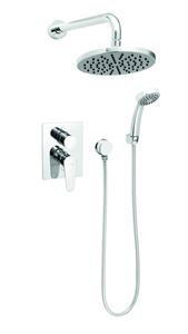NOVASERVIS TITANIA FRESH sprchový set s podomietkovou batériou, horná sprcha, ručná sprcha, hadica, držiak, chróm