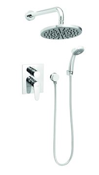 NOVASERVIS TITANIA FRESH sprchový set s podomietkovou batériou, horná sprcha, ručná sprcha, hadica, držiak, chróm