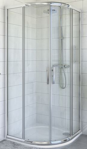 ROTH PROXIMA LINE PXR2N/900 sprchový kút 90x90 cm, R550, posuvné dvere, brillant/sklo chinchilla 531-900R55N-00-03 Obrázek - Hlavní obrázek