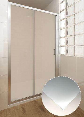 ROTH PROXIMA LINE PXR2N/1000 sprchovací kút 100x100 cm, R550, posuvné dvere, brillant/sklo satinato 531-100R55N-00-15 Obrázek - fotka
