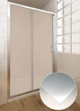 ROTH PROXIMA LINE PXR2N/800 sprchový kút 80x80 cm, R550, posuvné dvere, brillant/sklo satinato 531-800R55N-00-15 Obrázek - fotka