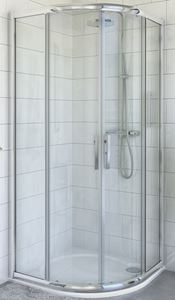 ROTH PROXIMA LINE PXR2N_2000 sprchový kút 90x90 cm, R550, posuvné dvere, brillant/sklo chinchilla