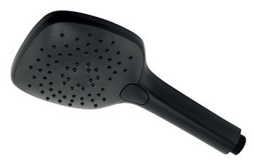 NOVASERVIS METALIA 58 sprchový set s batériou, horná sprcha, ručná sprcha s 3 prúdmi, teleskopická tyč, hadica, Eco, matná čierna SET071/58,5 Obrázek - fotka