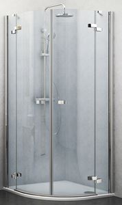 ROTH ELEGANT LINE GR2/900 sprchový kút 90x90 cm, R550, krídlové dvere, brillant/sklo transparent