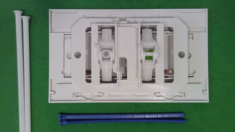 IDEAL STANDARD BETTER SLIM ovládacie tlačidlo pre dve splachovania, plast, biela VV659041 Obrázek - fotka