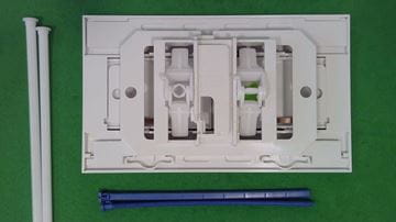IDEAL STANDARD BETTER SLIM ovládacie tlačidlo pre dve splachovania, plast, biela VV659041 Obrázek - fotka