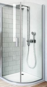 ROTH TOWER LINE TR1/900 sprchový kút 90x90 cm, R550, krídlové dvere, brillant/sklo transparent